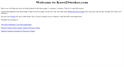 Desktop Screenshot of kawi2strokes.com